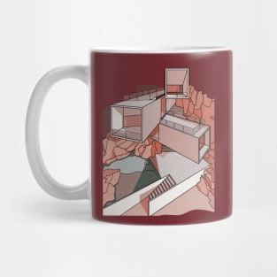 The House on the cliff Mug